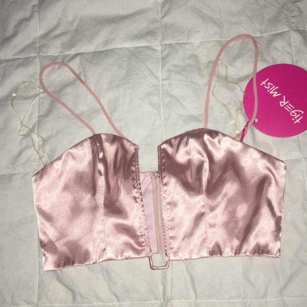 Pink Tiger Mist Crop Top